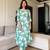 Aaysa Women Floral Printed Regular Pure Cotton Kurta with Trousers