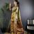 Green silk leheriya meenakari zari weaves dharmavaram saree