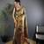 Green silk leheriya meenakari zari weaves dharmavaram saree