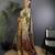 Green silk leheriya meenakari zari weaves dharmavaram saree