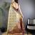 Green silk leheriya meenakari zari weaves dharmavaram saree