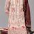 Ivory georgette embroidered kurta set for mens