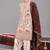 Ivory georgette embroidered kurta set for mens