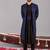 Blue georgette embroidered sherwani set for mens