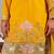 Haldi georgette embroidered kurta set for mens