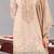 Beige georgette embroidered kurta set for mens