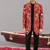 Red georgette embroidered jodhpuri set for mens