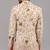 Ivory georgette embroidered jodhpuri set for mens