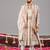 Ivory georgette embroidered sherwani set for mens
