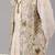 ivory georgette embroidered anarkali jacket set for mens