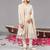 Ivory georgette embroidered sherwani set for mens