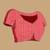 Pink faux raw silk plain khadi thread weaving banarasi saree