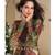 Heavy georgette wine long top with silk shrug free size upto 42