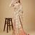 Cream soft silk minakari zari weaving banarasi saree