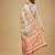 Cream soft silk minakari zari weaving banarasi saree