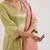 Lime embroidered tissue kurta set