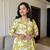 Aaysa Women Floral Printed Cotton Kurta with Trousers