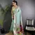 Pale blue heavy tissue mina butti zari weaving paithani saree