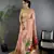 Coral pink heavy tissue mina butti zari weaving paithani saree