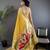 Yellow heavy tissue mina butti zari weaving paithani saree