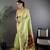 Olive green heavy tissue mina butti zari weaving paithani saree