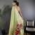 Olive green heavy tissue mina butti zari weaving paithani saree