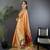 Peach heavy tissue mina butti zari weaving paithani saree