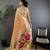 Peach heavy tissue mina butti zari weaving paithani saree