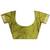 Olive green lichi blend silk flower zari weaving banarasi saree