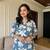 Aaysa Women Floral Printed Cotton Kurta with Trousers