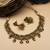 Gold plated rajwadi bela necklace set