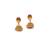 Gold plated rajwadi bela necklace set