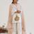 White embroidered chanderi kurta set with dupatta