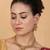 Gold plated rajwadi mayuraksh necklace set