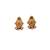 Gold plated rajwadi mayuraksh necklace set
