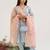 Blue embroidered tissue kurta set with dupatta