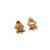 Gold plated rajwadi mayuraksh necklace set