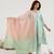 Mint green embroidered tissue kurta set with dupatta