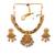 Elegant kempu rajwadi drop style necklace set