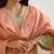 Lime embroidered tissue kurta set with dupatta