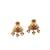 Captivating gold plated rajwadi pendant necklace set