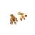 Captivating gold plated rajwadi pendant necklace set