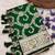 Green soft Art silk saree with zari weaving meenakari design
