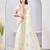 White color zari embroidery fendy silk party wear saree with embroidered blouse