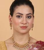 Exquisite rajwadi necklace set