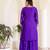 Chinon silk  with sequence embroidered work top with plazzo and dupatta