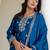 Chinon silk  with sequence embroidered work top with plazzo and dupatta