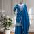 Chinon silk  with sequence embroidered work top with plazzo and dupatta