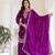 Chinon silk  with sequence embroidered work top with plazzo and dupatta