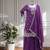 Chinon silk  with sequence embroidered work top with plazzo and dupatta